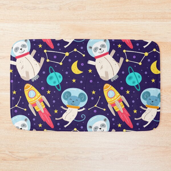 Item preview, Kid's Space Seamless Pattern designed and sold by Print Finds.
