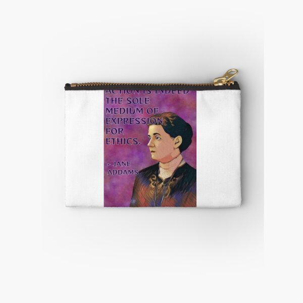 Item preview, Radical Feminist Quote - Jane Addams - Action Is Indeed The Sole Medium of Expression For Ethics designed and sold by LethalPixieDust.