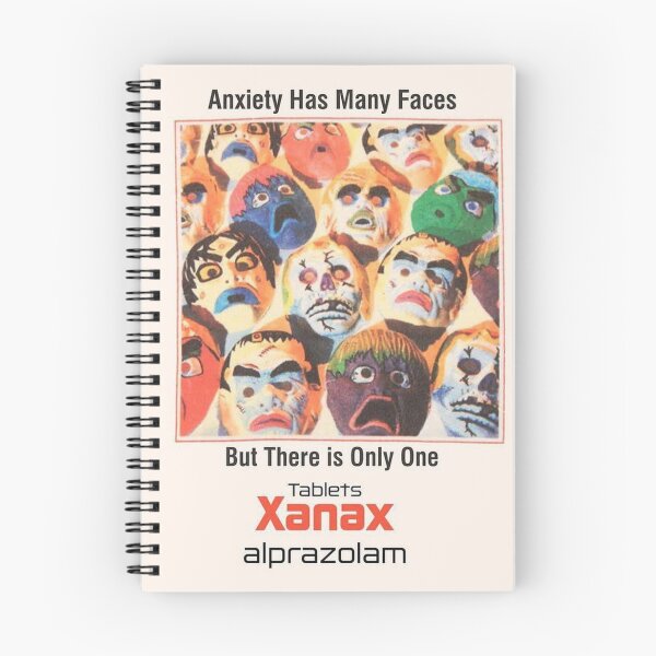 Item preview, Xanax Anxiety has many faces designed and sold by boozelightyear.