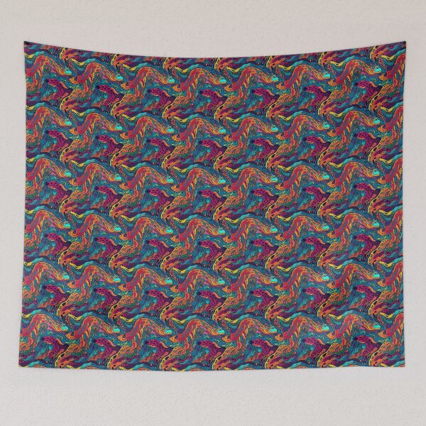 Item preview, Psychedelic Safari Animal Snake Pattern designed and sold by NextEchelon.