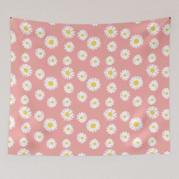 Item preview, Dandelion or daisy seamless pattern on pink background. designed and sold by Jayjaynaenae.