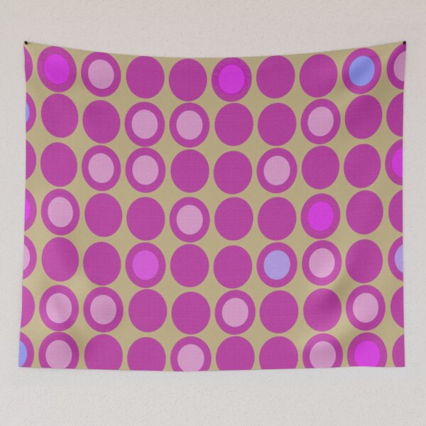 Item preview, Mid-Century Modern Inspired Oval Pattern designed and sold by TotallyRetroArt.