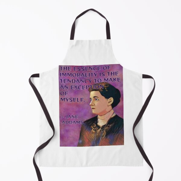 Item preview, Radical Feminist Quote - Jane Addams - The Essence Of Immorality Is The Tendancy To Make An Exception Of Myself designed and sold by LethalPixieDust.