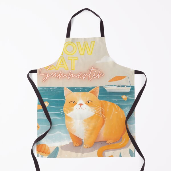 Item preview, Yellow cat in summer designed and sold by Paint U by Krisanee.