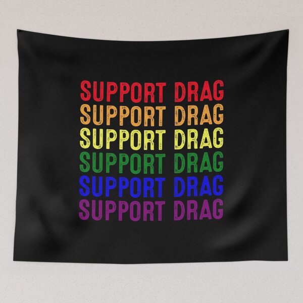 Item preview, Support Drag LGBT Gay Pride Flag designed and sold by RosannaArt.