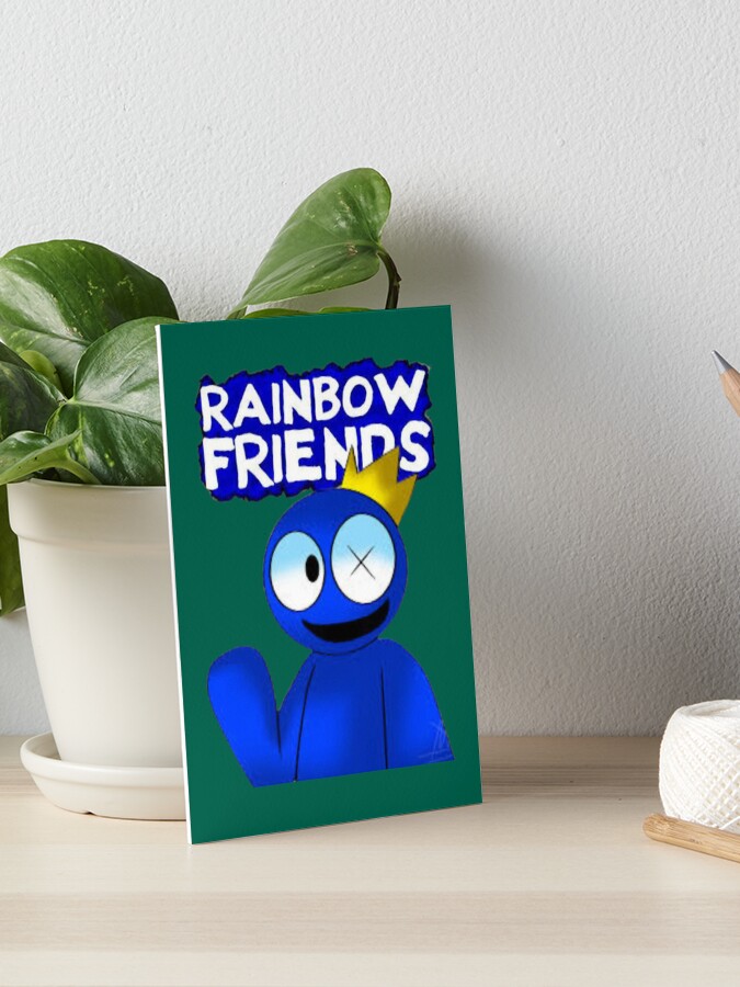 rainbow friends Blue! Art Print for Sale by NickWienfo