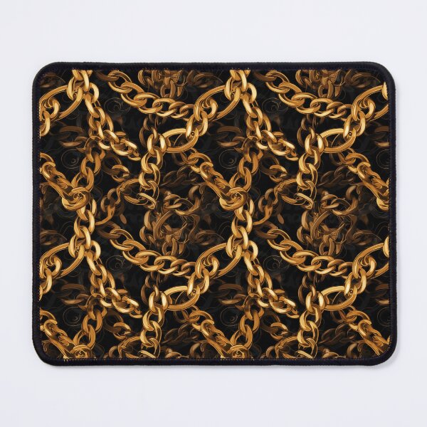 Item preview, Golden Chain Seamless Tile Pattern designed and sold by MindMosaic.