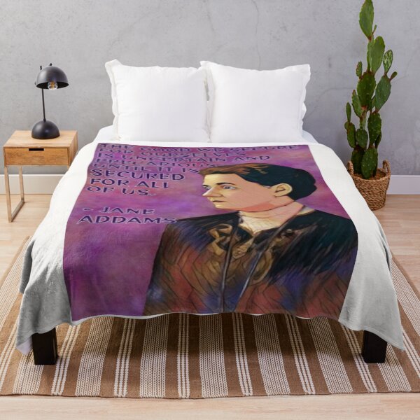 Item preview, Radical Feminist Quote - Jane Addams - The Good We Secure For Ourselves Is Uncertain And Precarious Until It Is Secured For All Of Us designed and sold by LethalPixieDust.