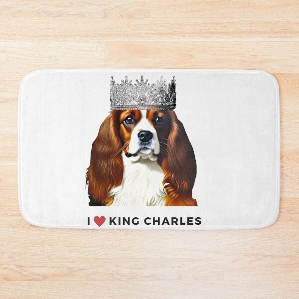 Item preview, King Charles III Coronation King Charles Spaniel Funny Coronation Cavalier King Charles Spaniel with Crown  designed and sold by RoyalRepublics.
