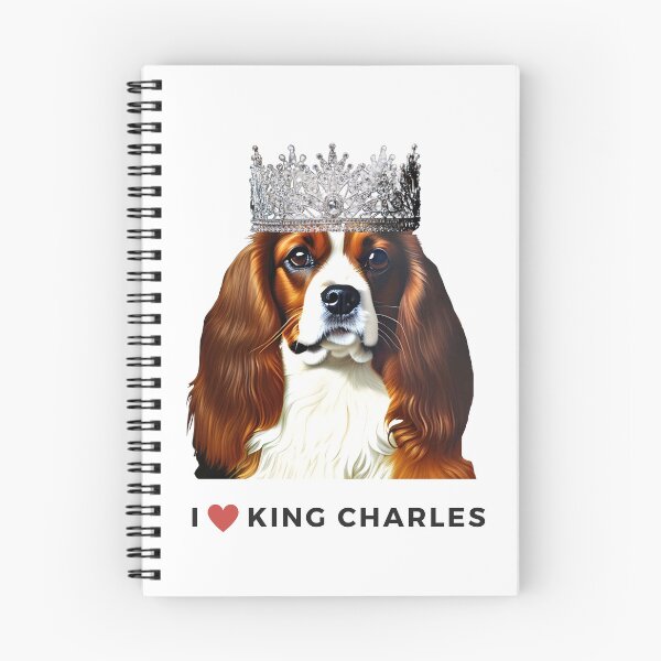 Item preview, King Charles III Coronation King Charles Spaniel Funny Coronation Cavalier King Charles Spaniel with Crown  designed and sold by RoyalRepublics.