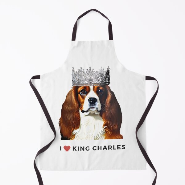 Item preview, King Charles III Coronation King Charles Spaniel Funny Coronation Cavalier King Charles Spaniel with Crown designed and sold by RoyalRepublics.