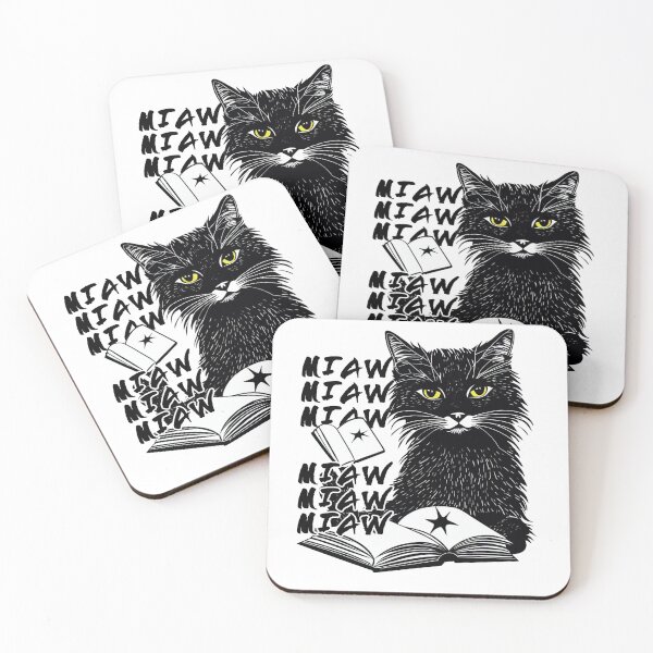 Aperçu de l'œuvre Cat Miaw - J'aime le chat - Chat mignon créée et vendue par Lychee Design.