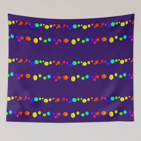 Item preview, Rainbow dark blue circles | Rainbow dots creative design designed and sold by lausn.