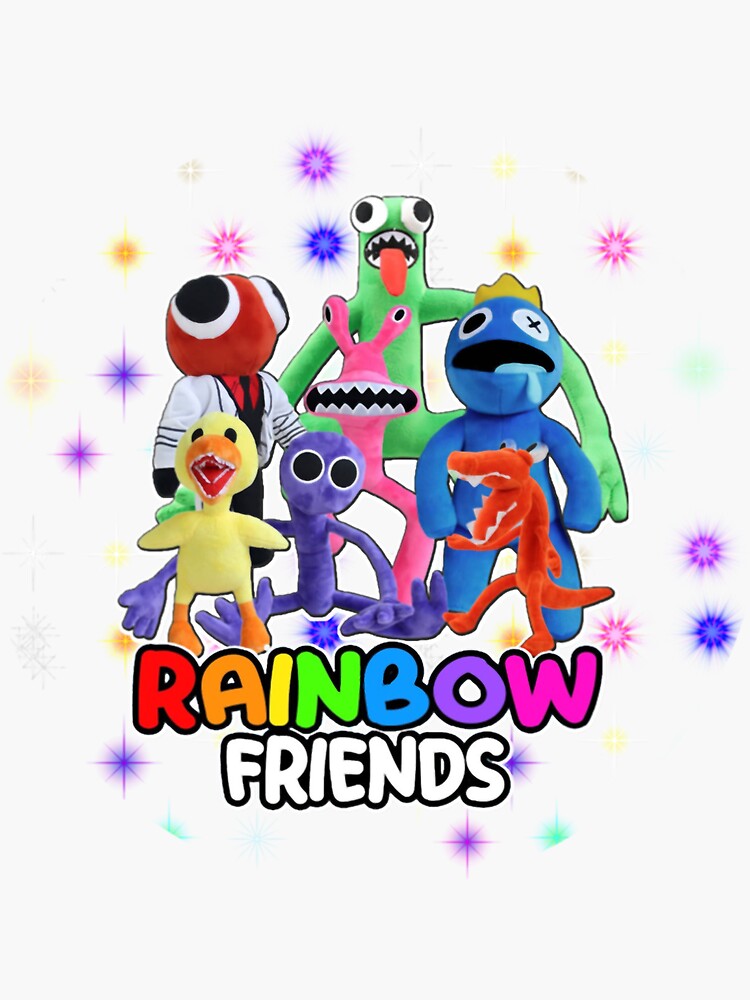 rainbow friends  Sticker for Sale by azayladeiro