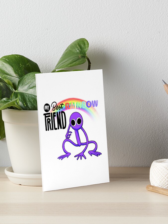 Purple Rainbow Friend | Photographic Print