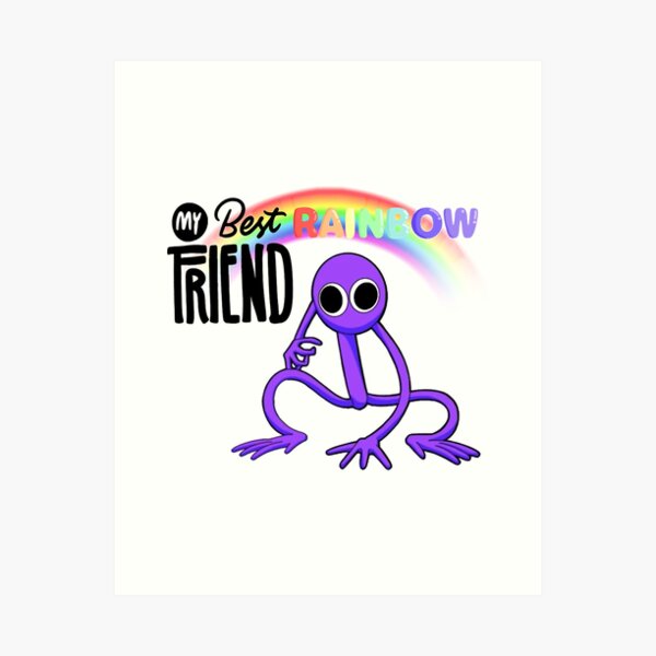 Purple Rainbow Friend | Photographic Print