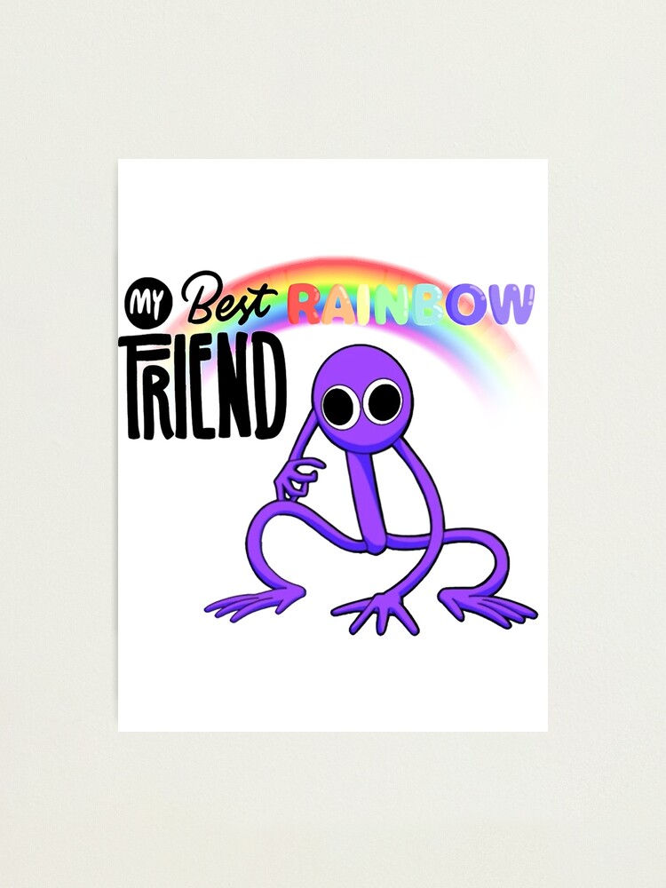 Rainbow Friends Purple (Friendly) | Photographic Print