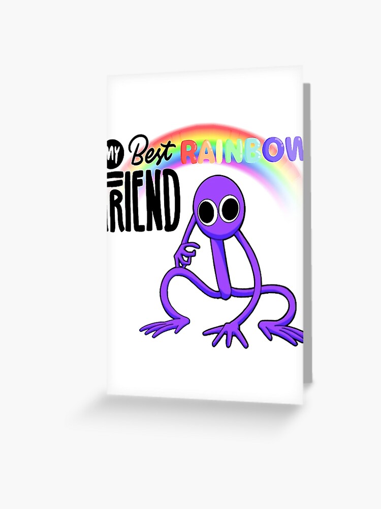 Rainbow Friends Purple (Friendly) | Greeting Card