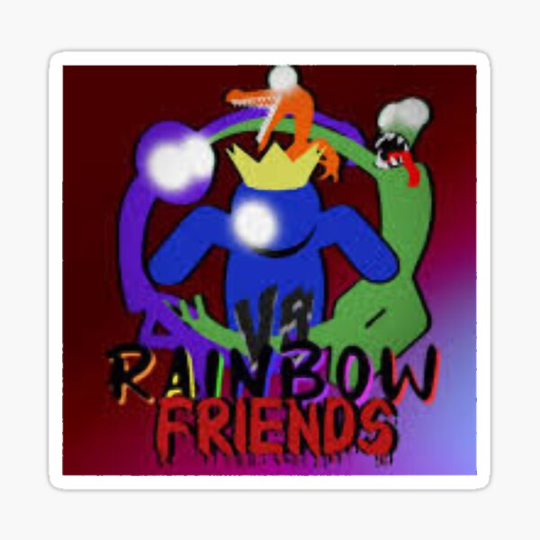 Yellow Rainbow Friends Fan art Sticker for Sale by DrawForFunYt