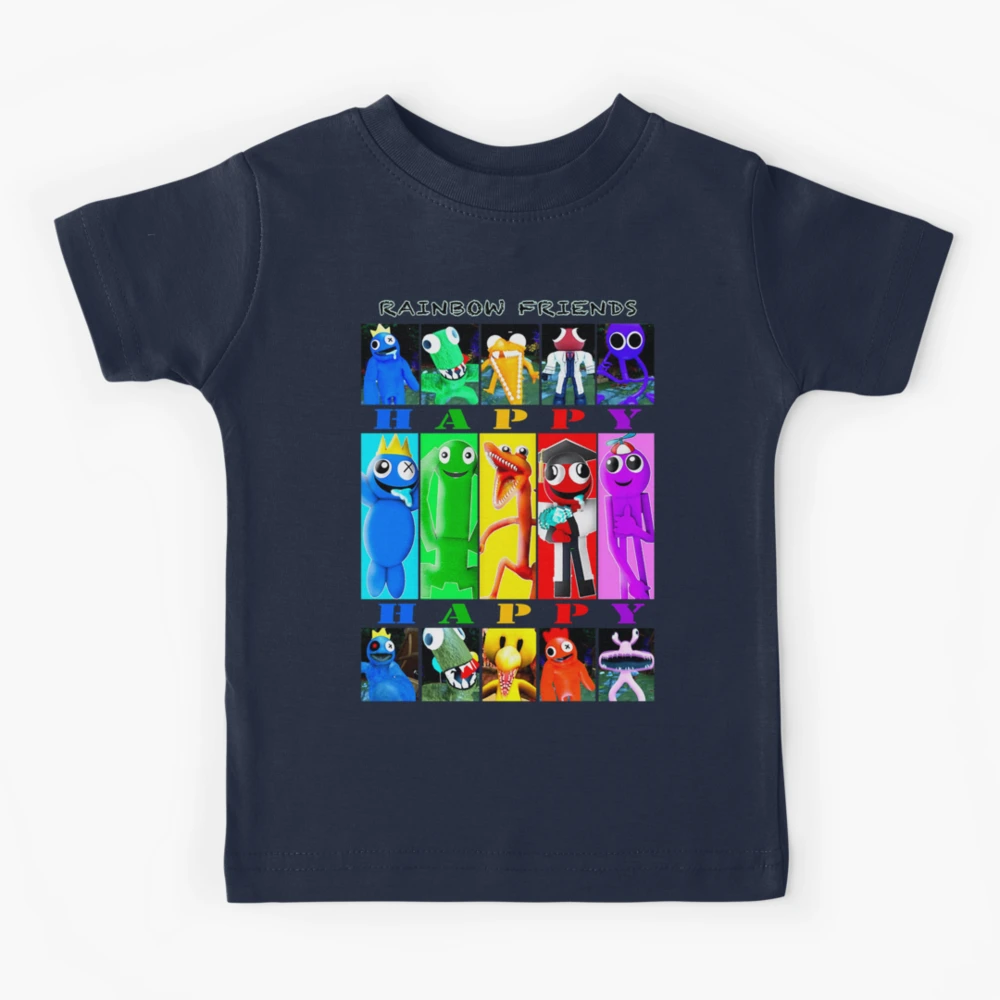 送料無料！F.A.M.T. NO NEW FRIENDS TEE / RAINBOW / S Rainbow Friends For Kids and Adults Birthday Tshirt, Family