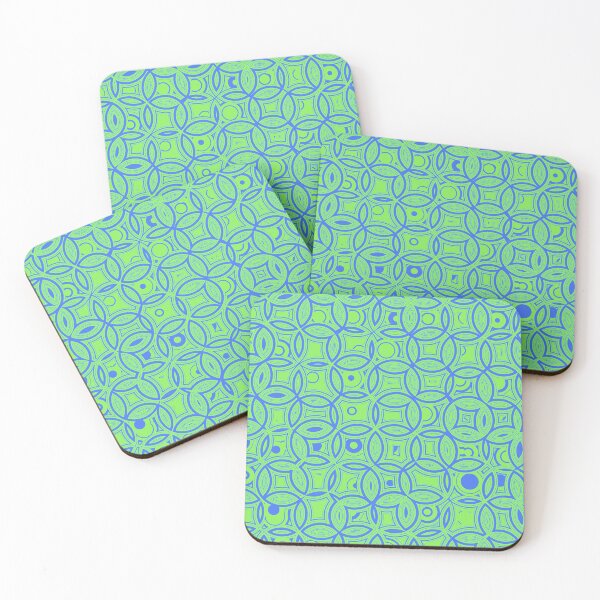 Item preview, tiled round abouut (Green) designed and sold by Tokofereal.