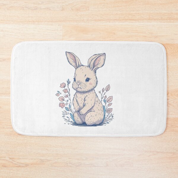 Item preview, Lovely Baby Rabbit in the Garden designed and sold by pigipeach.