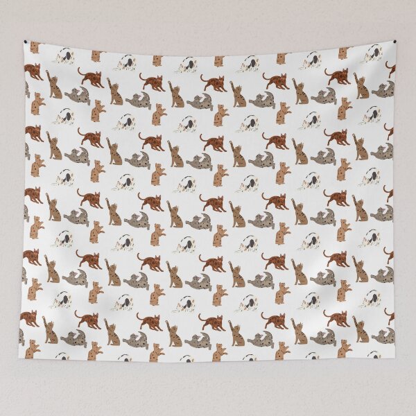 Item preview, Cats in cute action designed and sold by Suriwassa.