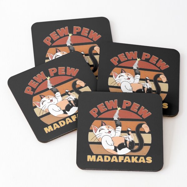Item preview,  Cat Pew Pew Madafakas designed and sold by SplashPrint.