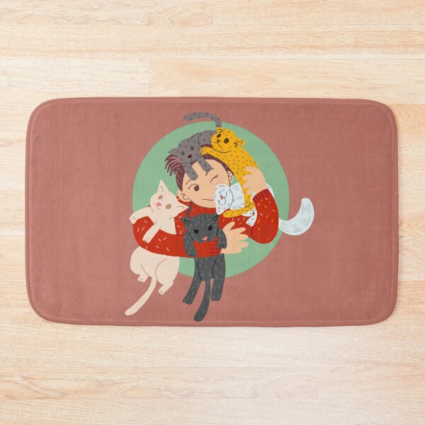 Item preview, Feline Frenzy: Cat Mom and Her Fabulous Babes designed and sold by LuluDoodles-.
