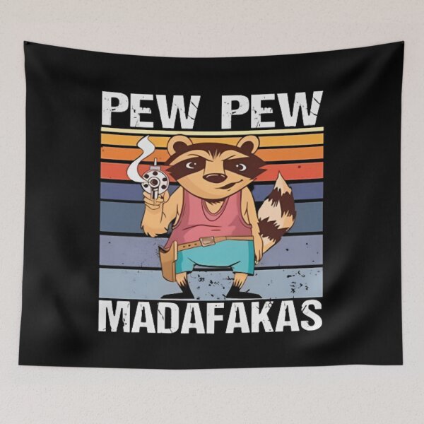 Artikelvorschau, Fuchs Pew Pew Madafakas entworfen und verkauft von SplashPrint.