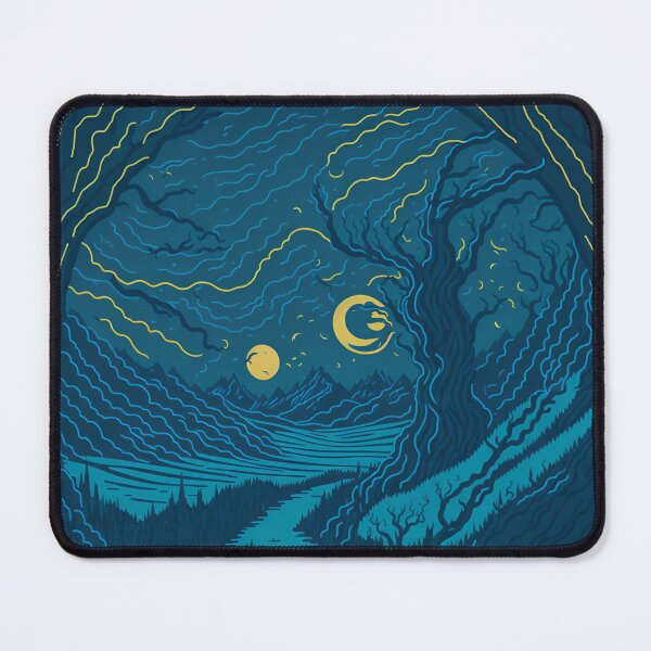 Artikelvorschau, Surreale Oase| Mystische Wiese| Traumlandschaftssymphonie| Aurora-Träume | Van Goghs Wunderland entworfen und verkauft von RedArtG09.