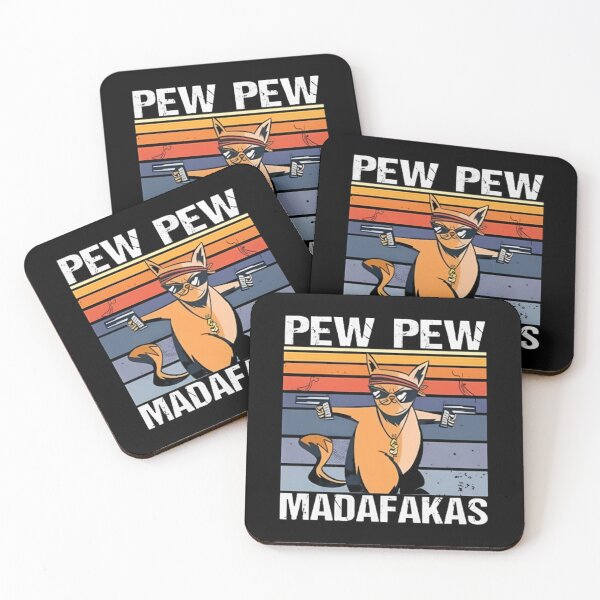 Item preview,  Cat Pew Pew Madafakas,Pew Pew Madafakas , Cat Lover , Funny Cat Shirt, Animal Lovers , Pew Madafaka Black Cat Pewpew  designed and sold by SplashPrint.