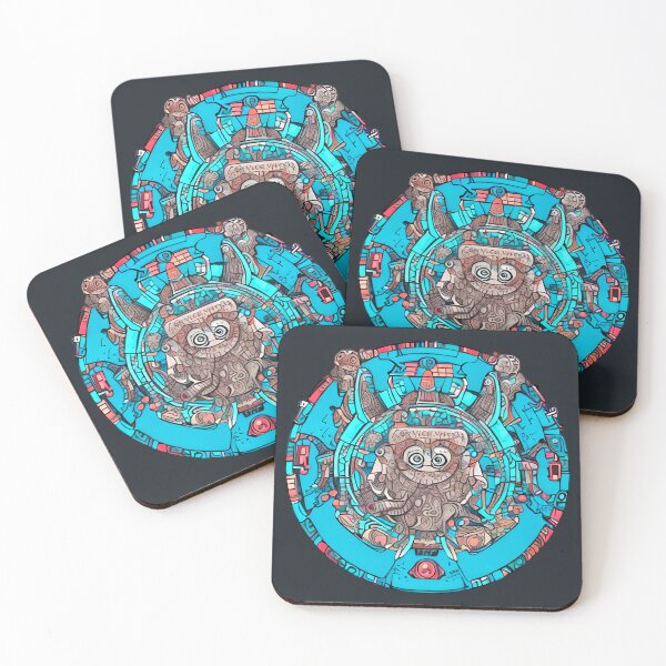 Item preview, Another Blue Tribal Water Spirit designed and sold by Chubuter.