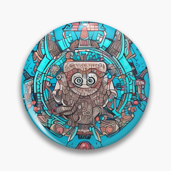 Item preview, Another Blue Tribal Water Spirit designed and sold by Chubuter.