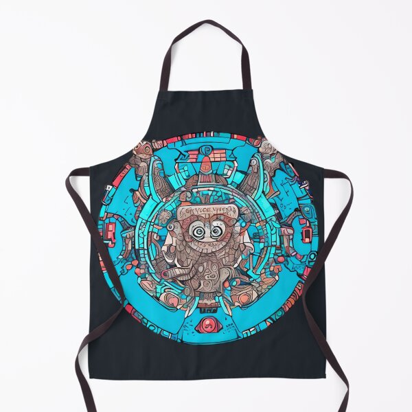 Item preview, Another Blue Tribal Water Spirit designed and sold by Chubuter.