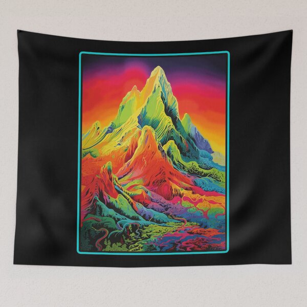Item preview, Psychedelic Landscape designed and sold by TheHellSong.