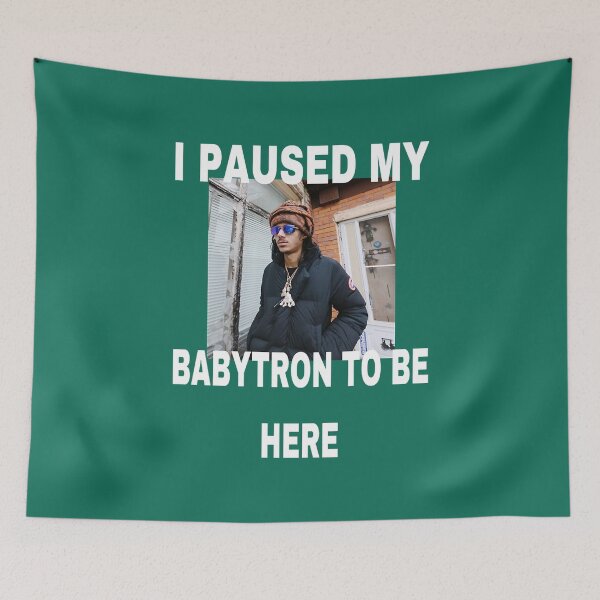 Item preview, BabyTron I Paused My Baby Smoove C  designed and sold by QuinnHammes.