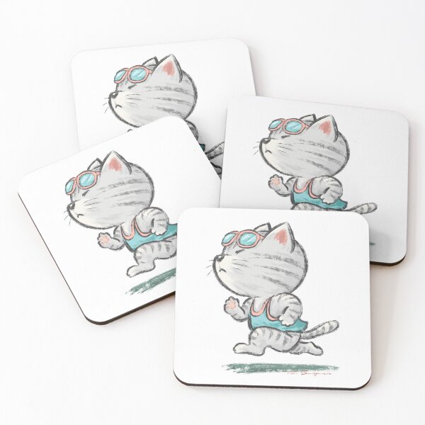 Item preview, runner cat designed and sold by Toru Sanogawa.