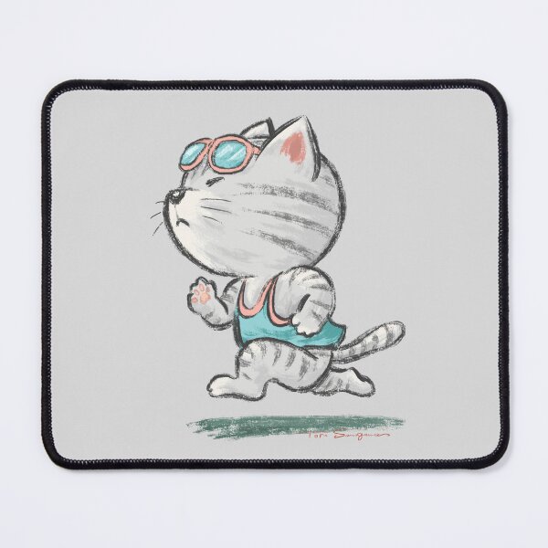 Item preview, runner cat designed and sold by Toru Sanogawa.