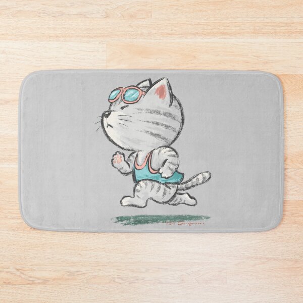 Item preview, runner cat designed and sold by Toru Sanogawa.