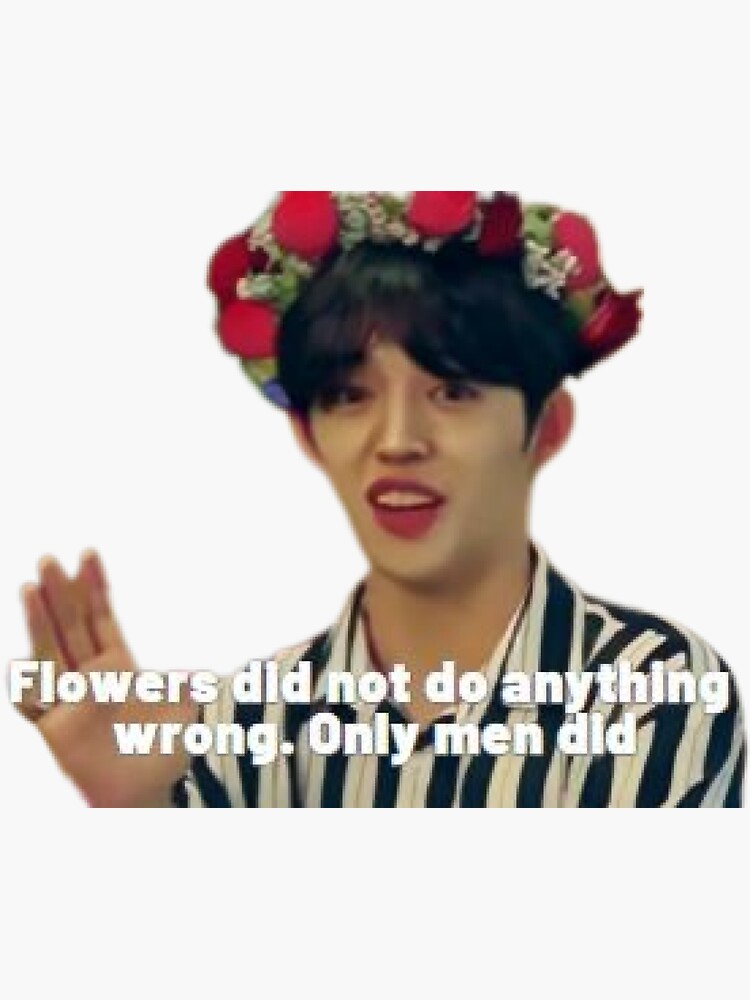 "Seventeen Scoups famous flower quote " Sticker for Sale by svtfan