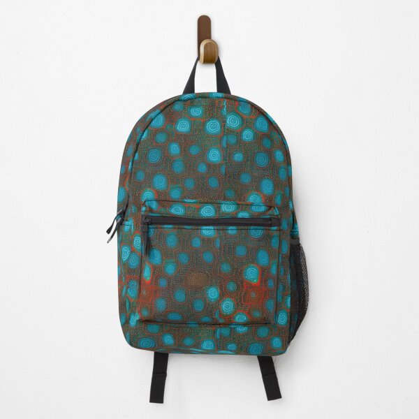 Item preview, Graphic design inspired aerial landscape orange and teal designed and sold by NatureHead.