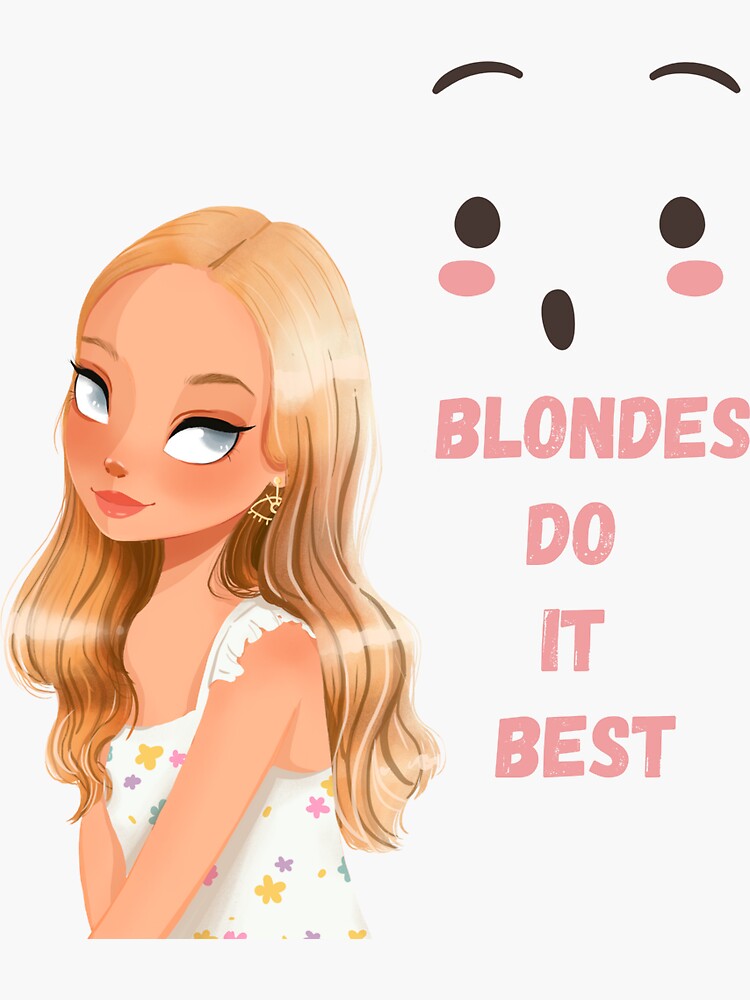 Blonde Long Cutesy Preppy Hair