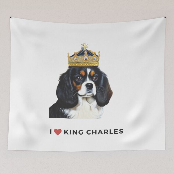 Item preview, Cavalier King Charles Spaniel for King Charles Coronation designed and sold by RoyalRepublics.