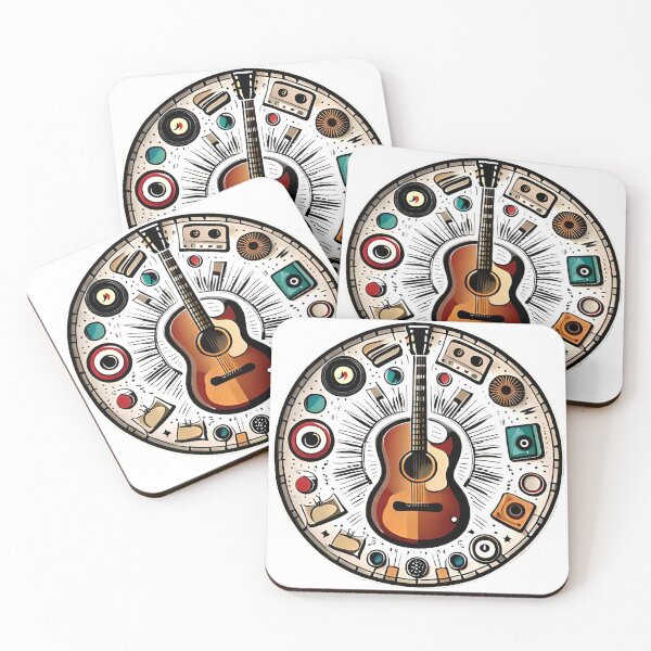 Item preview, Guitar sticker designed and sold by Natalia-Van-R.