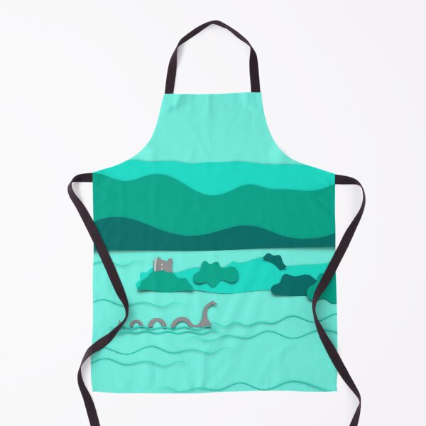 Item preview, The Loch Ness Monster Collage (Teal Version) designed and sold by Adam Regester.