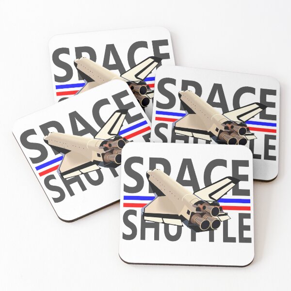 Item preview, Space shuttle gray blue red designed and sold by Future Nerd.