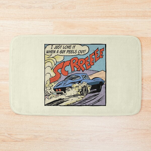 Item preview, peel out car comic panel designed and sold by candc-retro.