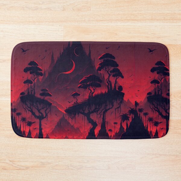Item preview, Red Gradient Dreamscape| Space Oasis| Jungle Horizons| Comet's Path| Floating Gardens designed and sold by RedArtG09.