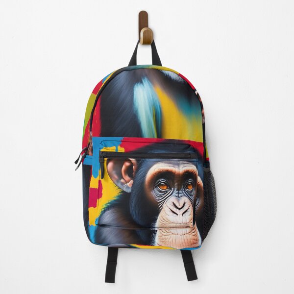 Item preview, Pop Art Sad Chimpanzee designed and sold by GoMerchBubble.